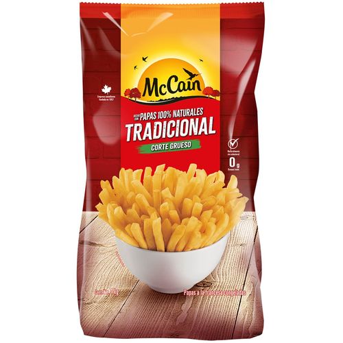 Papas Tradicionales Corte Recto McCain 1Kg
