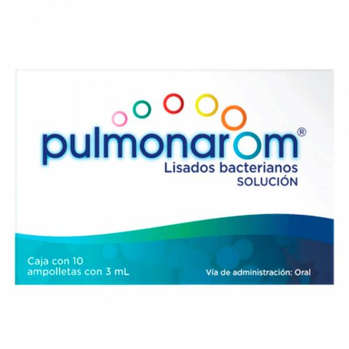 Pulmonarom Lisados Bacterianos 10 Ampolletas de 3ml