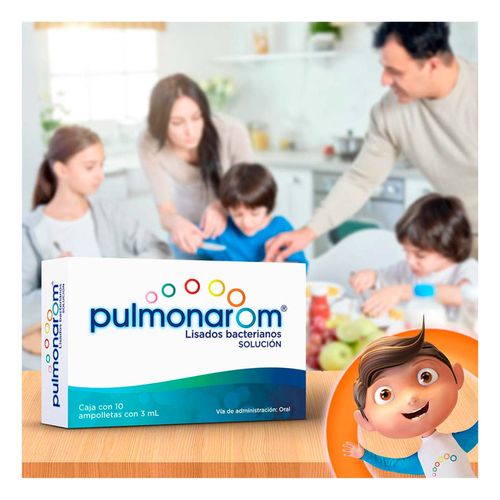 Pulmonarom Lisados Bacterianos 10 Ampolletas de 3ml