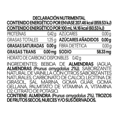 Leche de Almendra Califia Farms sabor Vainilla sin Azúcar 1.4L