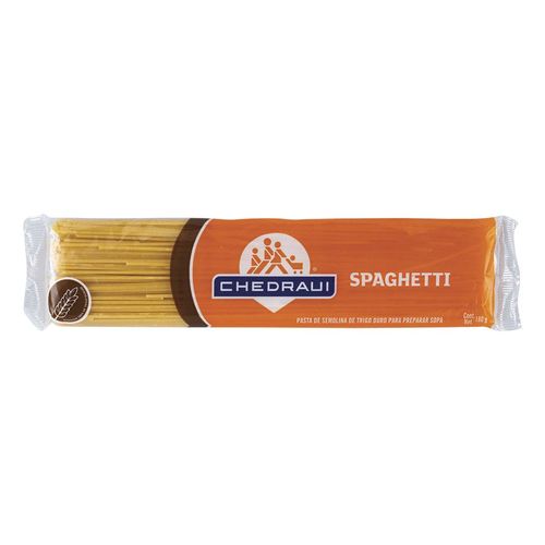 Pasta Chedraui Spaghetti Semolina de Trigo Duro 180g