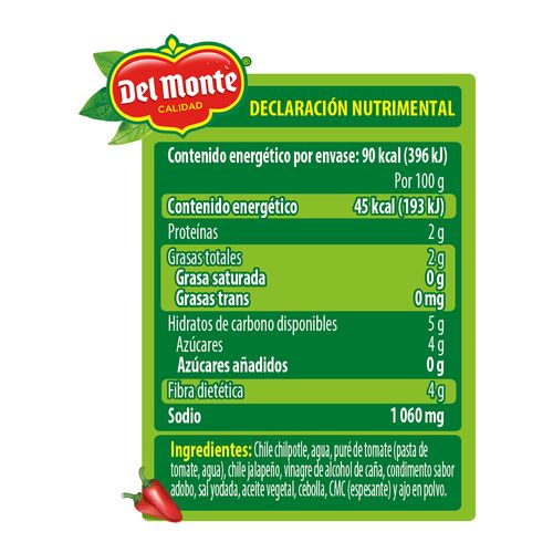 Chiles Chilpotles Del Monte Adobados 205g