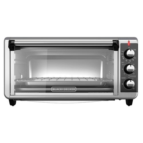 Horno de Convección Black and Decker Plata