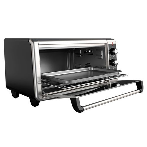 Horno de Convección Black and Decker Plata
