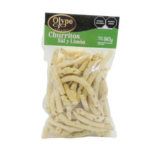 Churritos de Amaranto con Sal y Limón Olype 80g