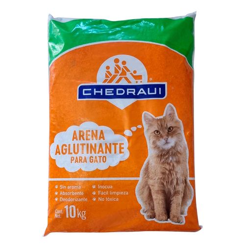 Arena Aglutinante Chedraui Gato 10kg