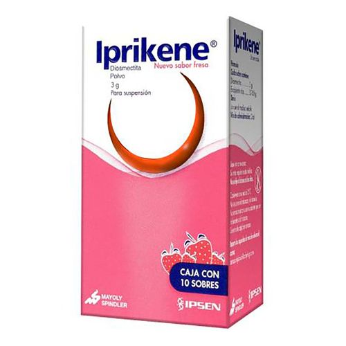 Polvo para Suspensión Iprikene 3g Sabor Fresa Caja con 10 Sobres