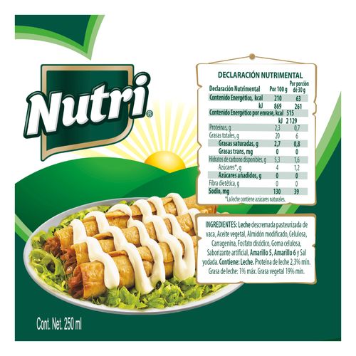 Media Crema Nutri 250 ml