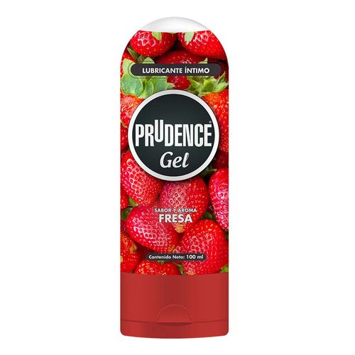 Lubricante Íntimo Prudence Gel Sabor y Aroma Fresa 100ml