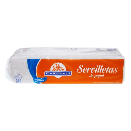 Servilletas Chedraui 360 Piezas