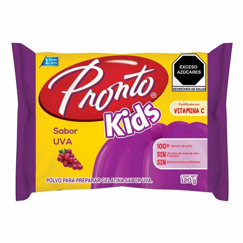 Gelatina Pronto Kids Uva 120g