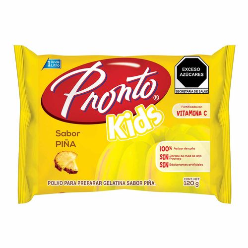 Gelatina Pronto Kids Piña 120g