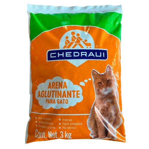 Arena Aglutinante Chedraui Para Gato 3