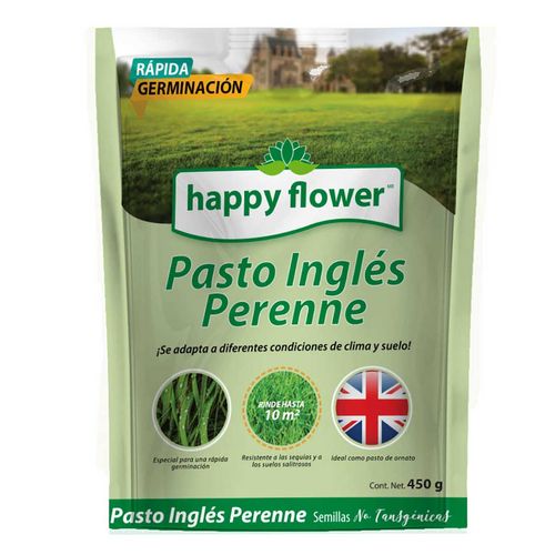 Semilla para Pasto Inglés Happy Flower Perenne 450g