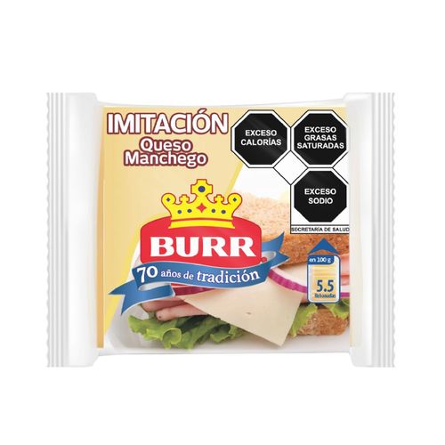 Queso tipo Manchego Burr 8 Reb 144 g