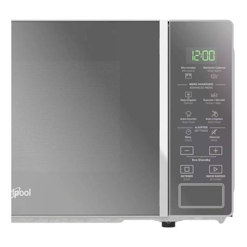 Horno de Microondas Whirlpool 0.7 Pies Cúbicos Plata WM1807D