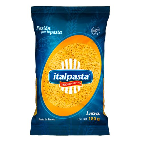 Pasta Italpasta Letra de 180g