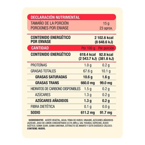 Mayonesa Heinz Limón Doy Pack 340g