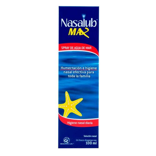 Solución Nasal de Agua de Mar Nasalub Max 100ml