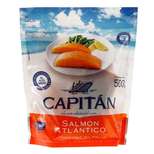 Salmon Atlántico sin Piel 500g