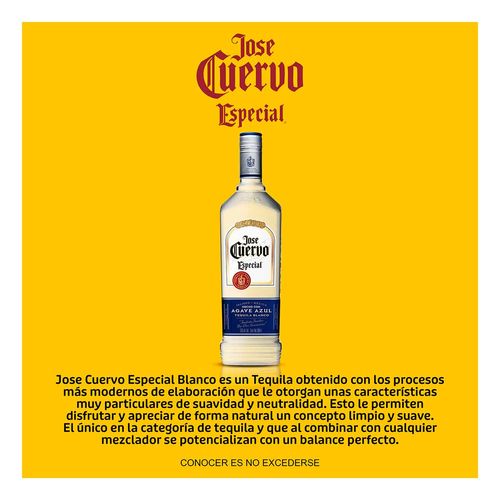 Tequila José Cuervo Especial Blanco 990ml