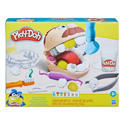 Set Dentista Bromista 6 Latas Play-doh