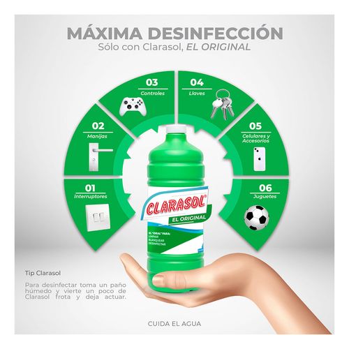 Blanqueador Líquido Clarasol 1L