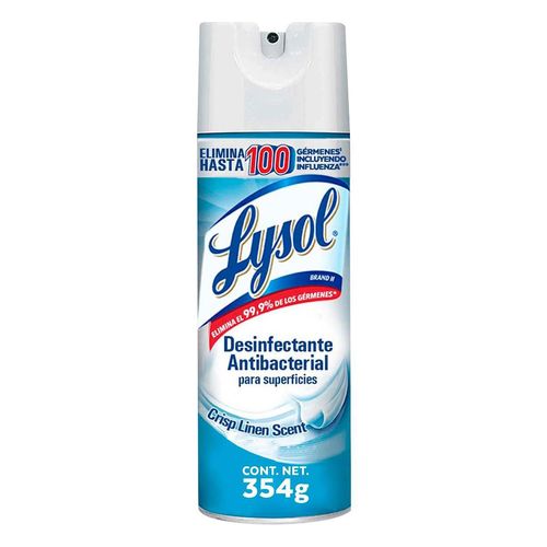 Desinfectante de Superficies en Aerosol Lysol Crisp Linen 354g