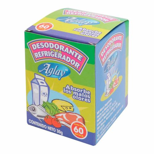 Desodorante para Refrigerador Aglay con Carbón Activo 30g