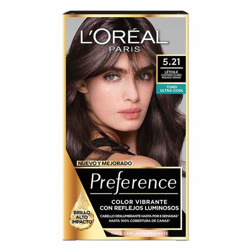 Tinte de Cabello L'Oréal Paris Preference Paris 5.21 Létoile Castaño Claro