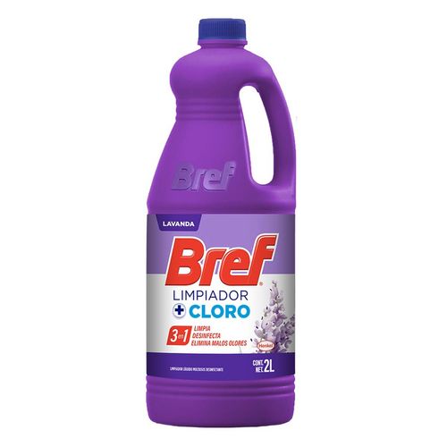 Limpiador Multiusos Líquido Bref Densicloro Lavanda 2L