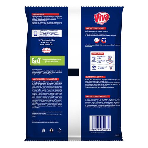 Detergente en Polvo Viva Quitamanchas Total Regular 4.5kg