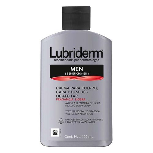 Crema Corporal Lubriderm Men con Fragancia 120ml