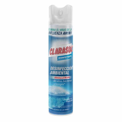 Desinfectante de Superficies en Aerosol Clarasol Ambiental 400ml