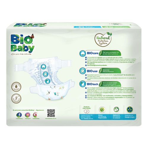 Pañales Bio Baby Talla 6 XX Grande 40 pañales