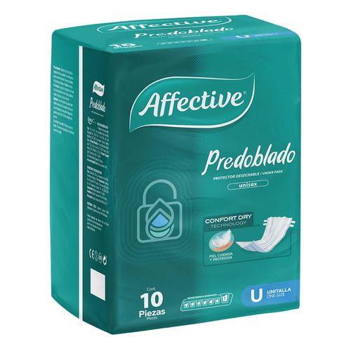 Protectores Predoblados para Incontinencia Affective Unitalla 10 Protectores
