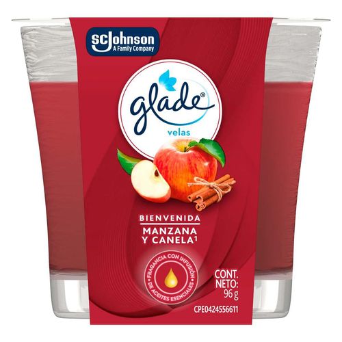 Vela Glade Manzana Canela 96gr