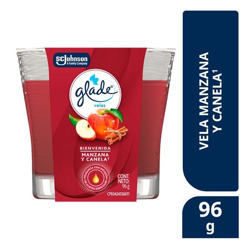 Vela Glade Manzana Canela 96gr