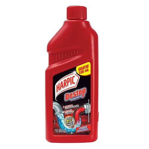 Destapacaños Líquido Harpic Destop 500ml