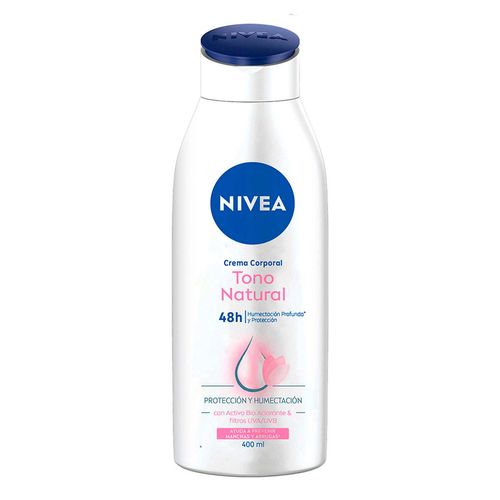 Crema Corporal Humectante Aclarante NIVEA Tono Natural Todo tipo de Piel 400ml