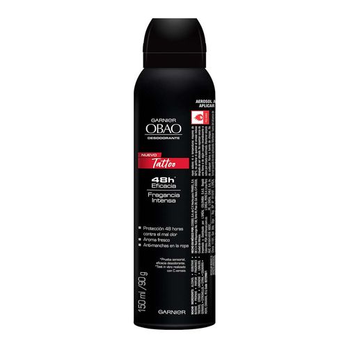 Desodorante en Aerosol Garnier Obao Tattoo 90g