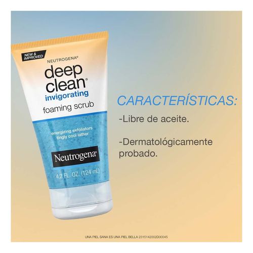Exfoliante Facial Neutrogena Deep Clean Ácido Salicílico 124ml