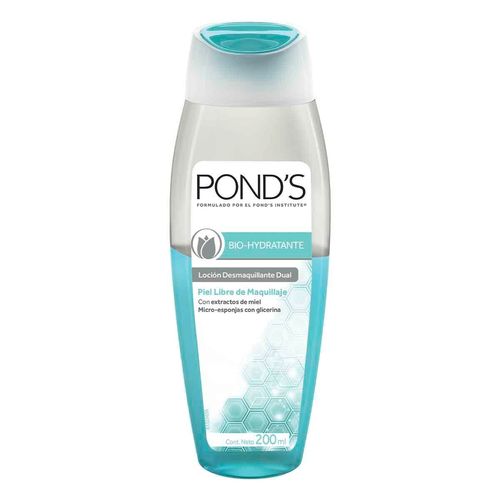 Loción Desmaquillante Dual Pond's Bio-Hydratante 200ml