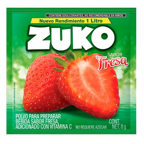 Saborizante ZUKO Sabor Fresa de 8g