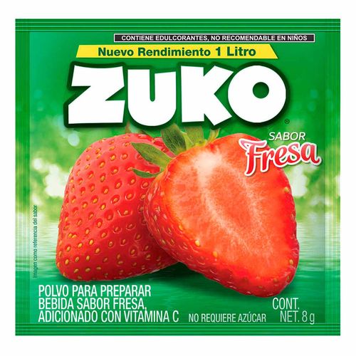 Saborizante ZUKO Sabor Fresa de 8g