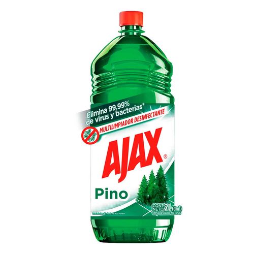Limpiador Multiusos Líquido Ajax Pino 2L