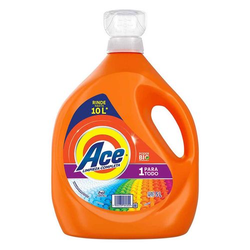 Detergente Líquido Ace 1 para Todo 80 lavadas 5L