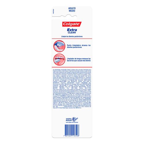 Cepillo de Dientes Colgate Extra Clean 3 Cepillos