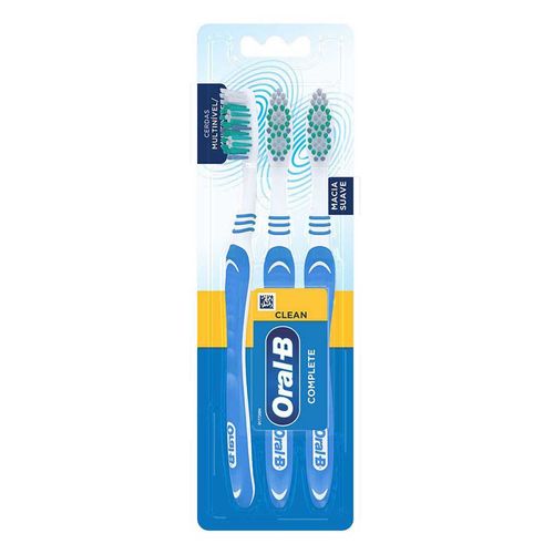 Cepillo de Dientes Oral-B Complete Clean 3 Unidades