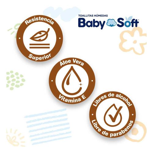 Toallitas Húmedas para Bebé Baby Soft Essentials 80 Toallitas
